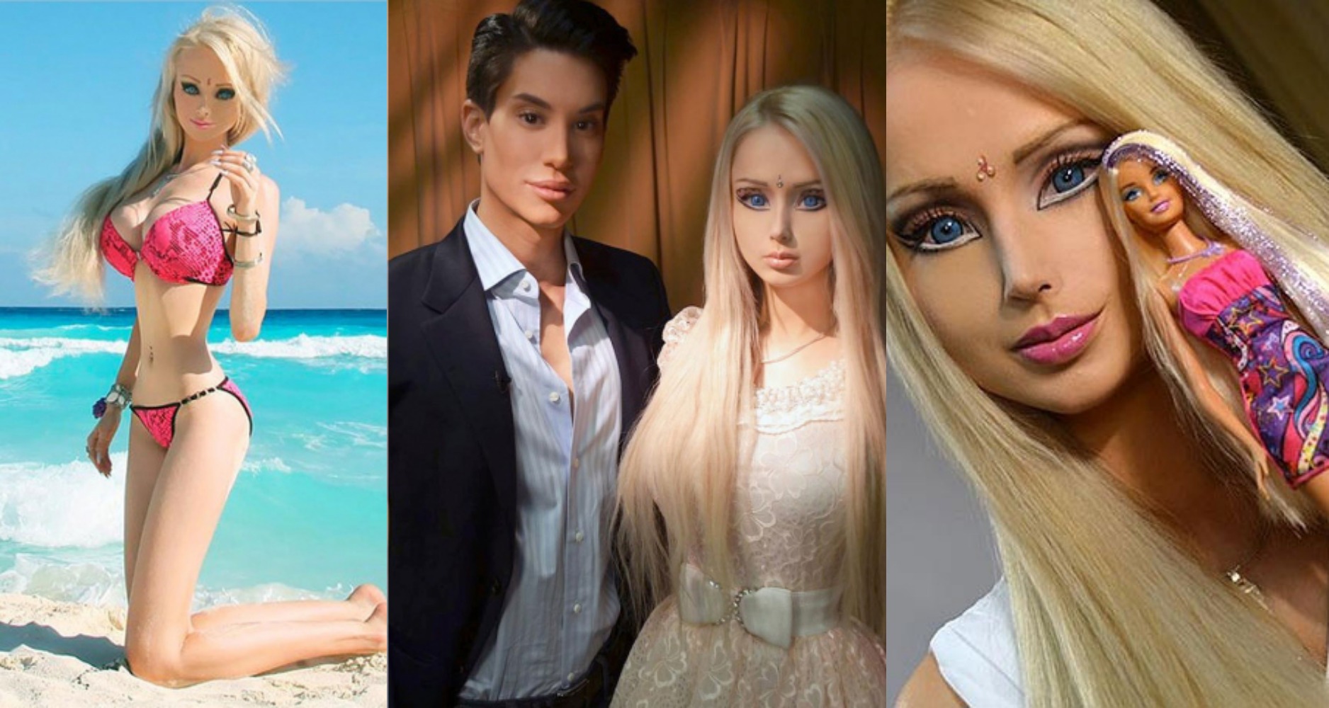Mattel Barbie and Ken Dolls In Real Life.